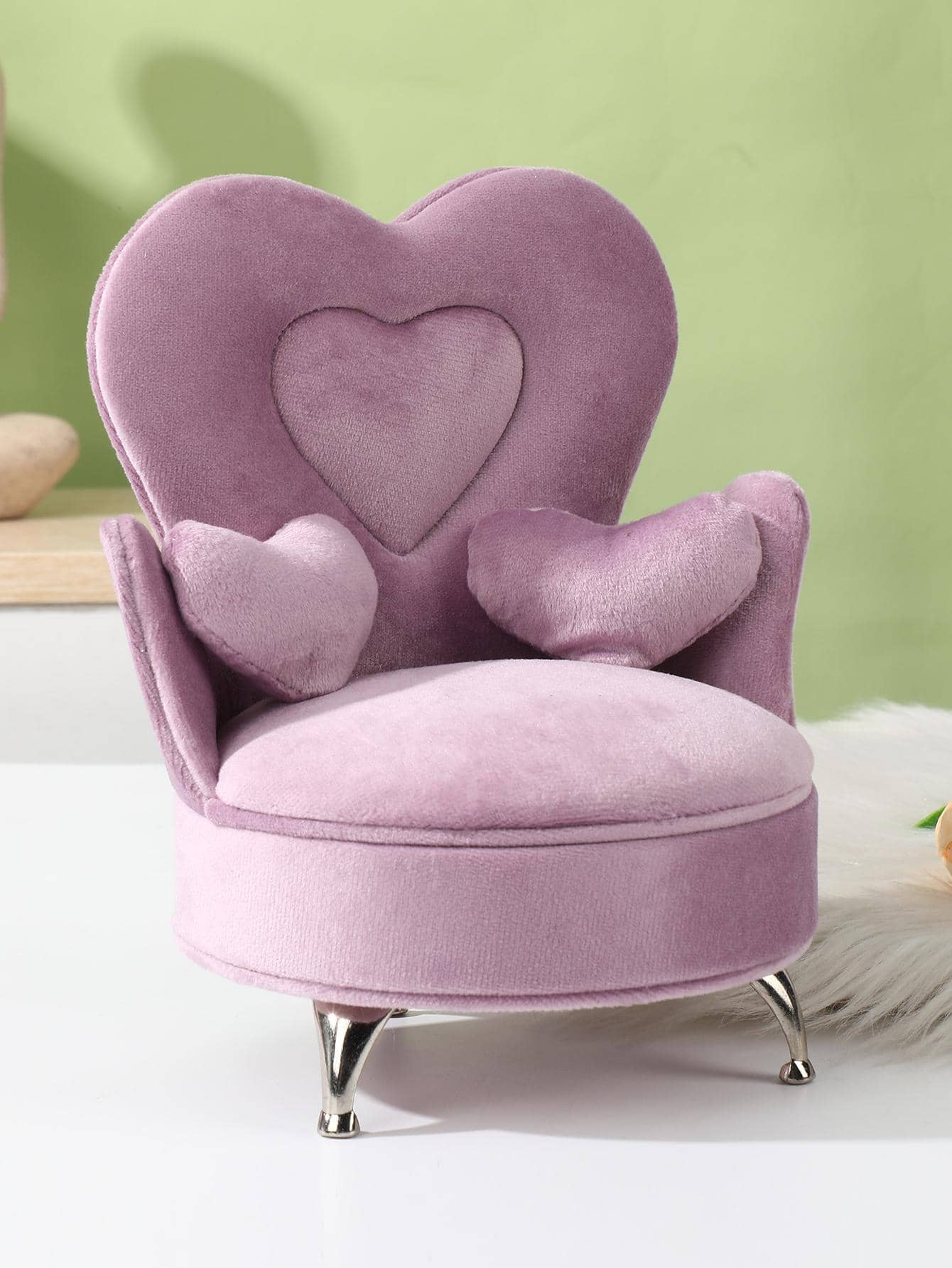 1 pieza Caja de almacenamiento de joya sofá diseño - Morado - Ver 1