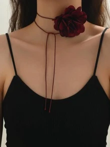 Flower Decor Choker Valentines,Mom,Mother,Mother's Day,Gift