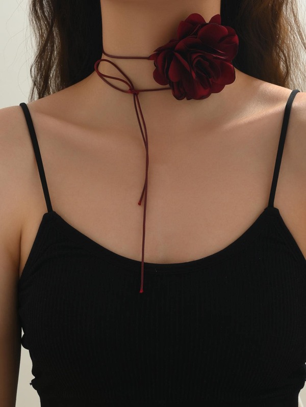 Flower Decor Choker Valentines,Mom,Mother,Mother's Day,Gift