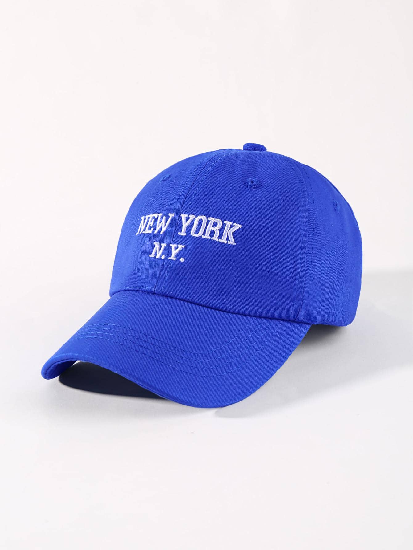 Cái Mũ Bóng Chày Thường Ngày Thêu Chữ Cho Cuộc Sống Hàng Ngày - Xanh đậm - Xem 1