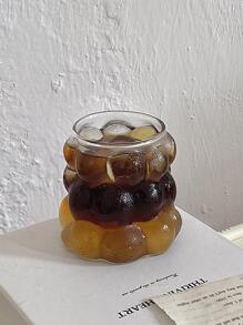 1pc Clear Glass Cup Back To School - Clear - View 6