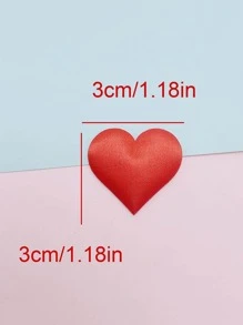 100pcs/set Heart Design Wedding Decoration, Modern Polyester Wedding Decoration For Wedding Party - Multicolor - View 3