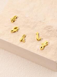 1 pièce Collier mode à pendentif lettre pour femme pour décoration quotidienne