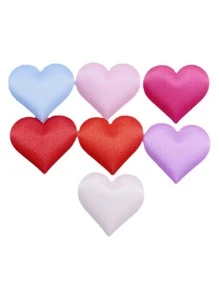 100pcs/set Heart Design Wedding Decoration, Modern Polyester Wedding Decoration For Wedding Party - Multicolor - View 2