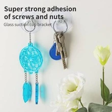 10 cái móc thiết kế cốc hút rõ ràng, móc chống nước PVC hiện đại cho phòng tắm - Trong sáng - Xem 5