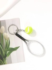 1Pc Unisex Màu Sắc Ngẫu Nhiên Vợt Bóng Charm Móc Khóa Thời Trang Cho Cuộc Sống Hàng Ngày - Nhiều màu - Xem 3