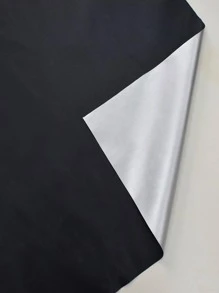 1pc Plain Blackout Window Film - Black - View 7