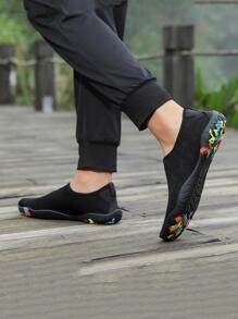 女士一腳蹬溪運動戶外彈力纖維涉水鞋 - 黑色 - 查看 2
