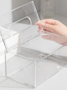 1入組透明紙巾盒 - 無色 - 查看 4