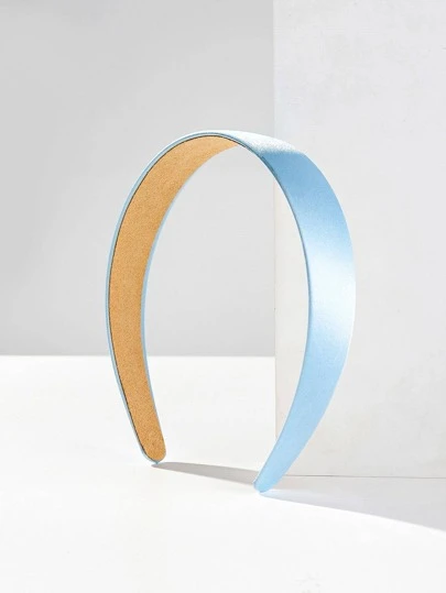 1 st. makronfärgat enfärgat akrylhårband, brett version insvept i tyg, hårband, hårbåge, hårband, hårbågehårband, sminkhårband, håraccessoarer, huvudaccessoarer