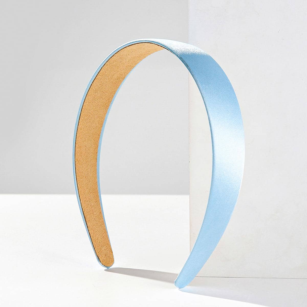 1pc Macaron Colored Solid Acrylic Headband, Wide Version Wrapped With Cloth,Hairband, Hair Hoop,Hairband,Hair Hoop Headbands ,Makeup Headband Hair Accessories Head Accessories