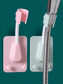 1pc Suction Cup Storage Rack - White - View 3