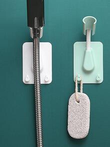 1pc Suction Cup Storage Rack - White - View 4