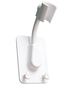 1pc Suction Cup Storage Rack - White - View 1