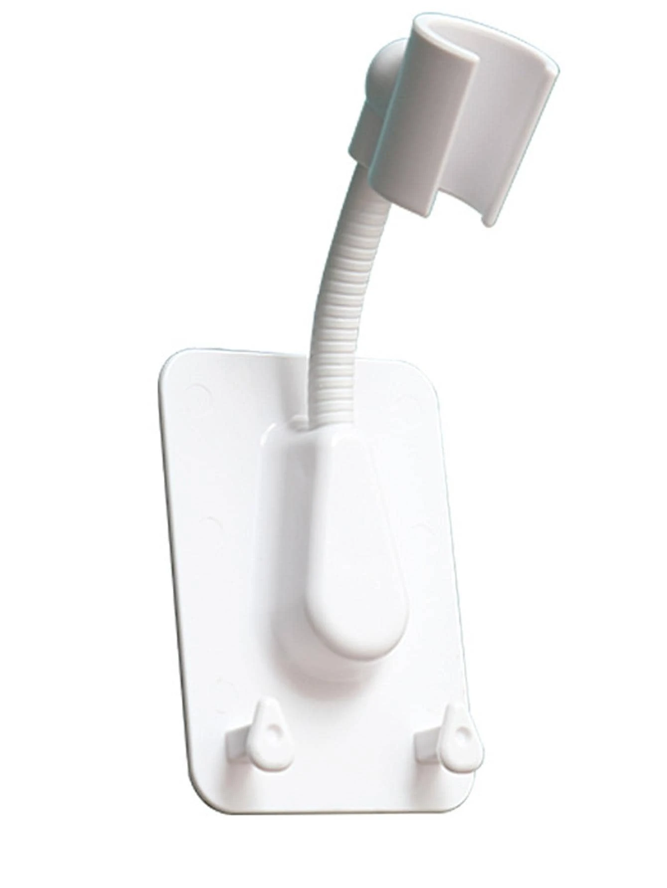 1pc Suction Cup Storage Rack - White - View 1