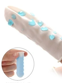 100pcs/set Rubber Finger Cover, Modern Anti-slip Finger Guard For Home - White - View 4