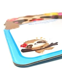 1pc Unicorn Shaped Drawing Board & 1pc Pen, Writable Double Sided White Board For Early Education,Whiteboard - Coral Pink - View 5