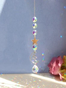 1 cái treo tường trang trí mặt trăng và ngôi sao - Nhiều màu - Xem 2