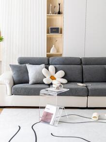 1入組葉子圖案沙發坐墊現代滌綸沙發墊套