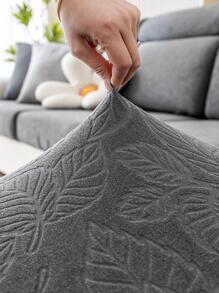 1入組葉子圖案沙發坐墊現代滌綸沙發墊套