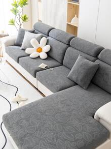 1入組葉子圖案沙發坐墊現代滌綸沙發墊套