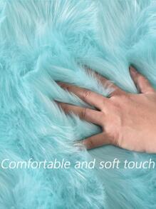 Chắc Chắn Mờ Thảm, Polyester Hiện Đại Chống Trơn Trượt Thảm Trải Sàn Cho Phòng Khách Và Phòng Ngủ, Tất Cả Các Mùa - Màu xanh nhạt - Xem 5