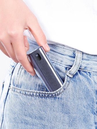 1入組二合一塑膠清潔現代多功能便攜螢幕清潔噴霧和擦拭適用於手機