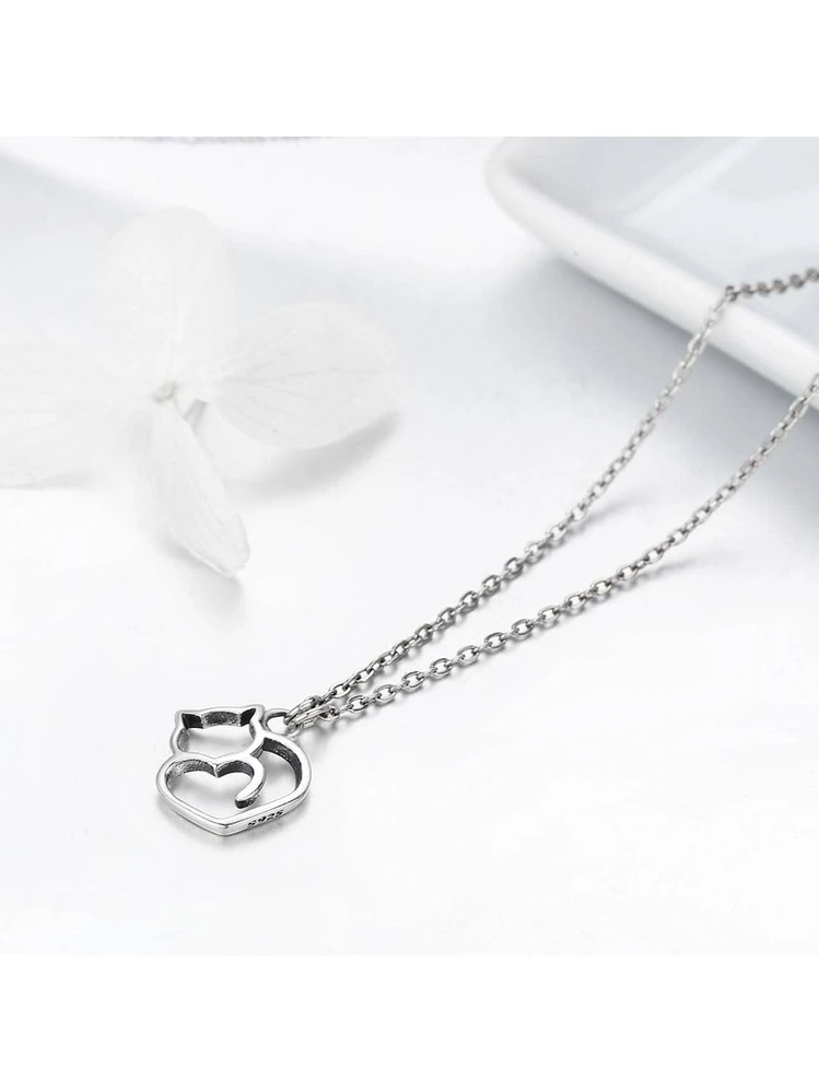 Collana con in argento sterling 925 per donne e uomini