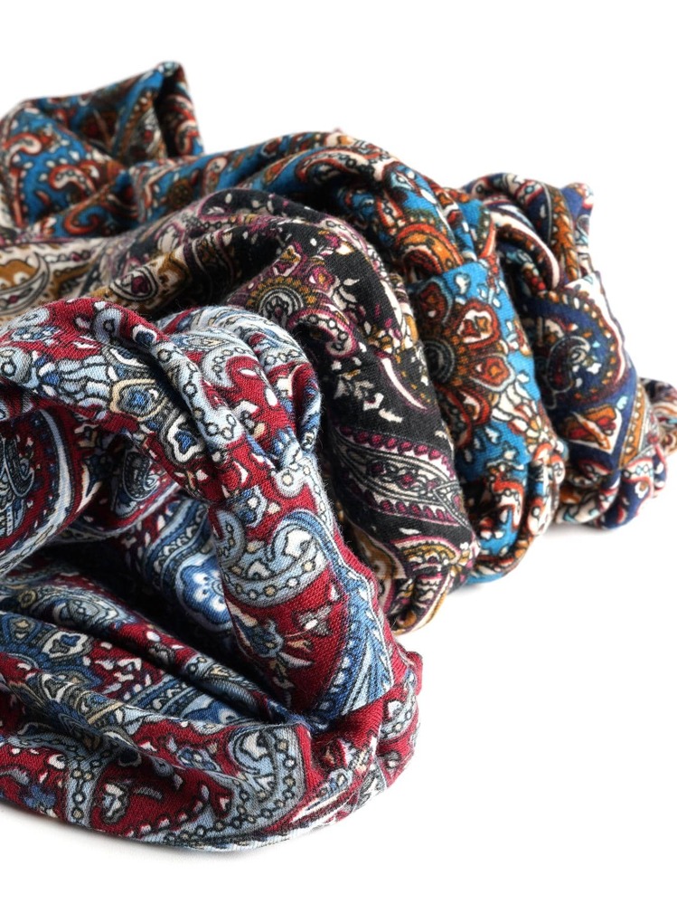 4pcs Paisley Print Hair Band Boho Headband Turban Headband Sweatband, Hairband Fall Winter Hair Accessories For Women For Vacation Outfits Woman Elegant Scarf Women Bandana Soft Headwrap - Multicolor - View 6