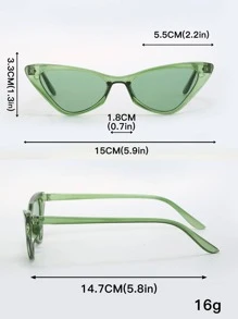 5 对可爱女士猫眼波西米亚风时尚眼镜，适合旅行 - 彩色 - 查看 4