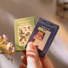 Bộ 50 Hình Chất Liệu Đồ Họa Giấy, Giấy Thủ Công Trang Trí Đa Năng Cổ Điển Cho Thủ Công DIY, Tài Khoản Cầm Tay - Lạc đà - Xem 4