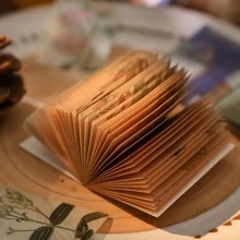 Bộ 50 Hình Chất Liệu Đồ Họa Giấy, Giấy Thủ Công Trang Trí Đa Năng Cổ Điển Cho Thủ Công DIY, Tài Khoản Cầm Tay - Lạc đà - Xem 3