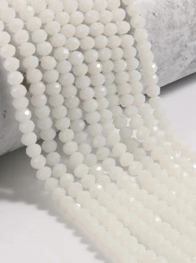 1 hebra Accesorio de joya DIY cuenta - Blanco - Ver 2