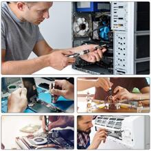 115 chiếc Ô tô/xe hơi Độ chính xác Cái vặn vít Công cụ sửa chữa Bộ dụng cụ , Đa chức năng Đồng hồ điện tử Cái vặn vít Bộ , Đồng hồ Điện thoại di động Tháo gỡ Sửa chữa Cái vặn vít Công cụ - màu đen - Xem 5