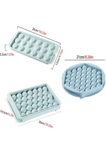 1入組矽膠冰塊模具 - 粉色 - 查看 3