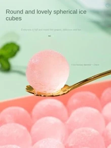 1入組矽膠冰塊模具 - 粉色 - 查看 5