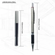 1 set Portaminas 2.0mm - Plateado - Ver 2