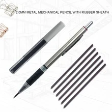 1 set Portaminas 2.0mm - Plateado - Ver 1