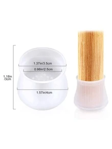 4入組矽膠桌腿套 - 白色 - 查看 4