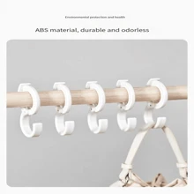 Móc treo đồ miễn phí hình chữ S 5 cái - trắng - Xem 8