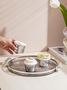 1入組圓形託盤帶手柄 - 灰色 - 查看 6