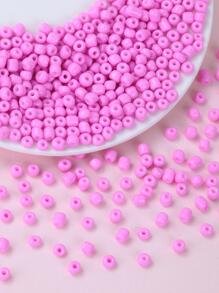 150入组/套4mm休閒釘珠DIY首飾配件適合女士DIY首飾製作 - 玫瑰紅 - 查看 2