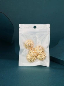 5入組/套鋅合金鈕扣，現代水鑽花朵設計手工縫紉和服裝工藝用品 - 彩色 - 查看 5