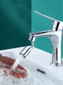 1 Peça Torneira De Pia Giratória 720 Graus Com Bico À Prova De Respingos, Extensor Multifuncional De Bacia De Banheiro