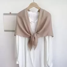 1 Máy Tính Chắc Chắn Tối Giản Bandana Cho Cuộc Sống Bình Thường Hàng Ngày Bandana, Dây Buộc Tóc, Băng Lý Tưởng Để Trang Điểm Cho Vẻ Ngoài Của Bạn - Màu Khaki - Xem 1