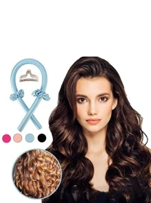 1 bộ Máy uốn tóc khi ngủ không dùng nhiệt - Màu xanh lam - Xem 1