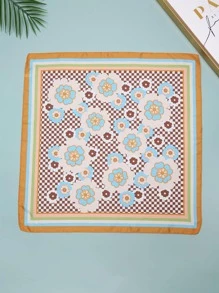 Floral Print Bandana - Multicolor - View 2