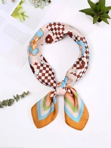 Floral Print Bandana - Multicolor - View 4