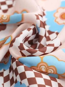 Floral Print Bandana - Multicolor - View 3