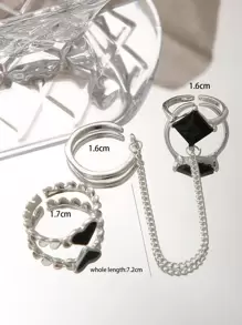 1 conjunto de luvas decorativas de coração de liga de zinco da moda para mulheres para a vida diária, namorados, mãe, dia das mães, presente